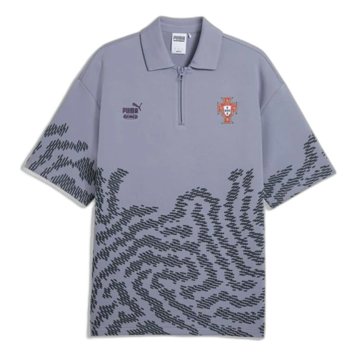 PUMA x PORTUGAL x SALEHE BEMBURY KING Relaxed Polo 'Gray Sky'