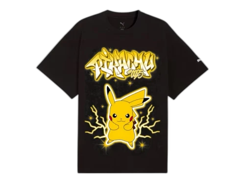 Puma x Pokemon Oversized Tee Puma Black