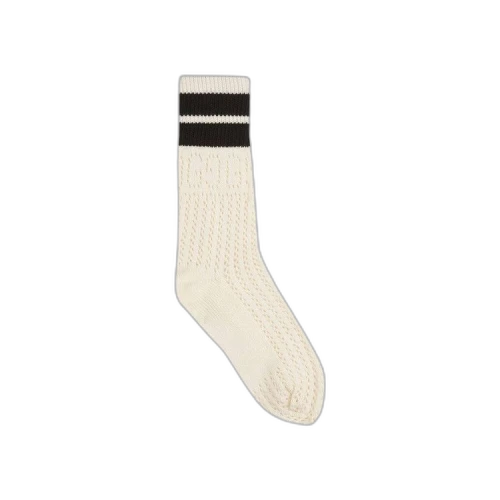 Gucci Cotton Socks With Stripes 'Ivory/Black'