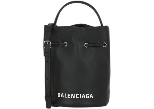 Balenciaga Everyday Drawstring Bucket XS Black