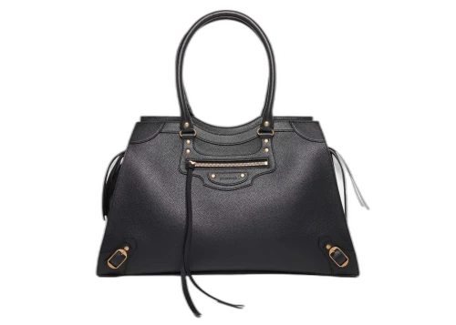 Balenciaga Large Neo Classic City Leather Bag Large Black/Gold
