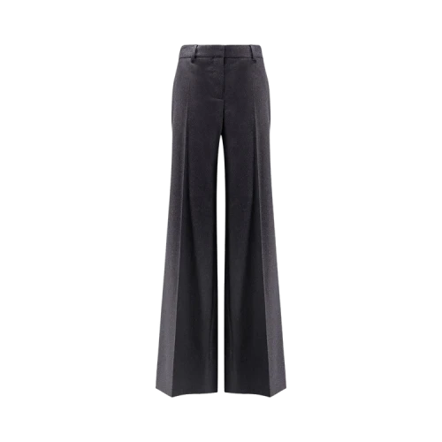 Stella McCartney Flannel Flare Trouser 'Ash Grey'
