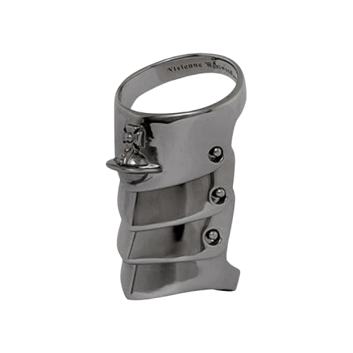 Vivienne Westwood Armour Ring 'Ruthenium'