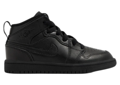 Jordan 1 Mid Triple Black (PS)
