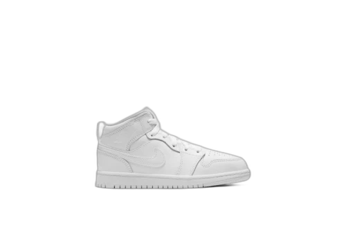 Jordan 1 Mid Triple White (2020) (PS)