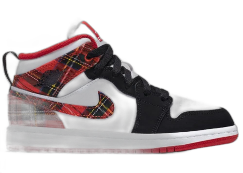 Jordan 1 Mid Plaid (PS)
