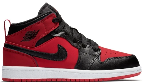 Jordan 1 Mid Gym Red Black (PS)