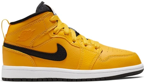 Jordan 1 Mid University Gold Black (PS)