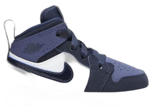 Jordan 1 Mid Obsidian Sanded Purple (TD)