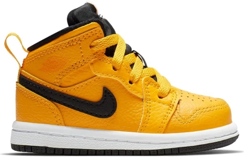Jordan 1 Mid University Gold Black (TD)