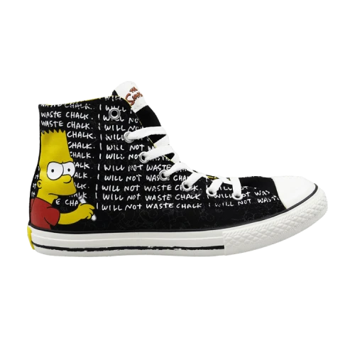 The Simpsons x Converse Chuck Taylor All Star High GS 'I Will Not Waste Chalk'