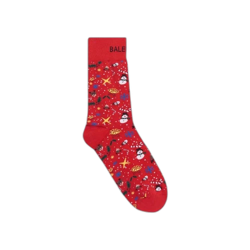 Balenciaga Xmas Socks 'Red'