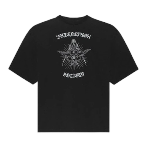 Balenciaga Gothic XL T-Shirt 'Black'