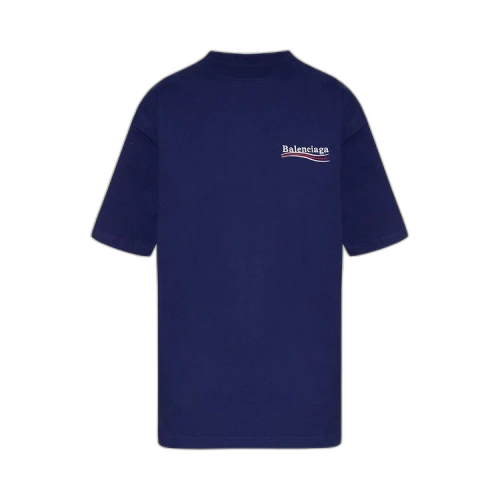 Balenciaga Blue Political Campaign Oversized T-Shirt 'Pacific Blue'