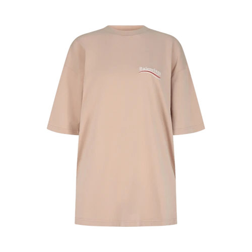Balenciaga Women's Political Campaign T-Shirt Light/Pink/White