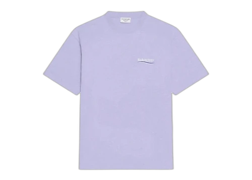 Balenciaga Large Fit T-Shirt Purple