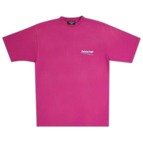 Balenciaga Logo Oversize T-Shirt 'Dark Fuchsia'