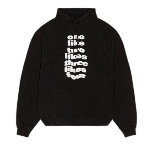 Balenciaga Bomber Hoodie 'Black/White'