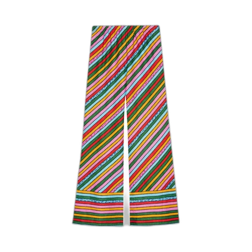 Gucci x Ken Scott Print Wide-Leg Linen Pant 'Multicolor'