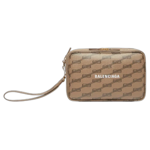 Balenciaga Signature BB Monogram Pouch 'Beige'