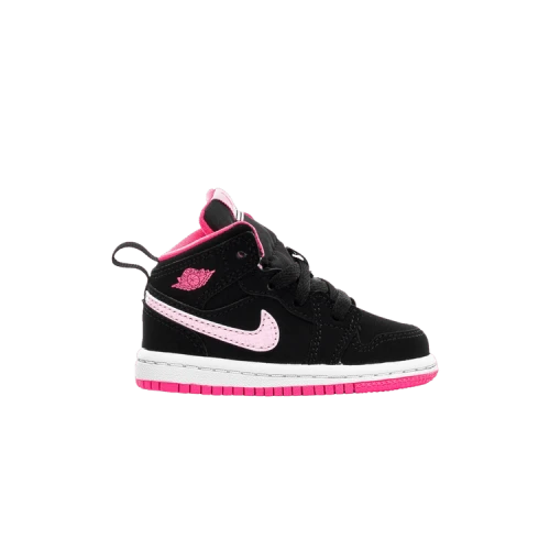 Air Jordan 1 Mid TD 'Black Pink Foam'
