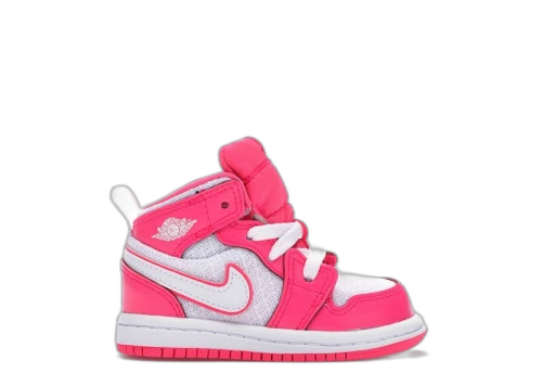 Jordan 1 Mid Hyper Pink White (TD)