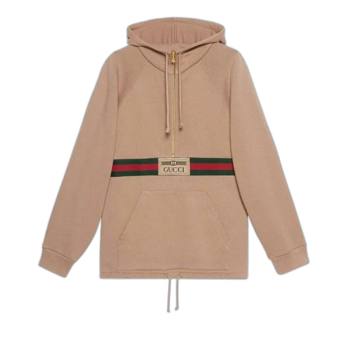 Gucci Web Label Sweatshirt 'Beige'