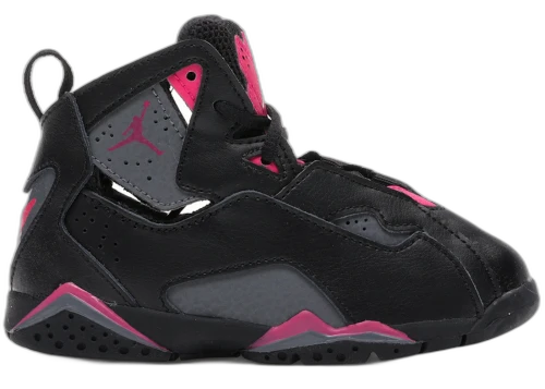 Jordan True Flight Black Dark Grey Deadly Pink (TD)
