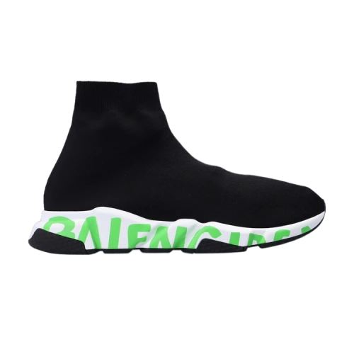 Balenciaga Speed Sneaker 'Midsole Graffiti - Black Green'