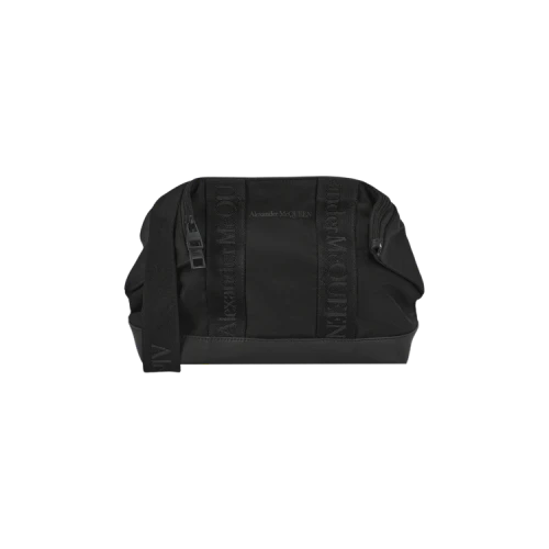 Alexander McQueen Skull Print Shoulder Bag Black