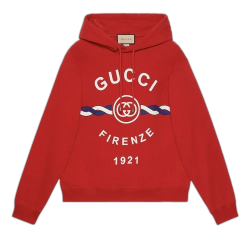 Gucci Firenze 1921 Hooded Sweatshirt 'Red'