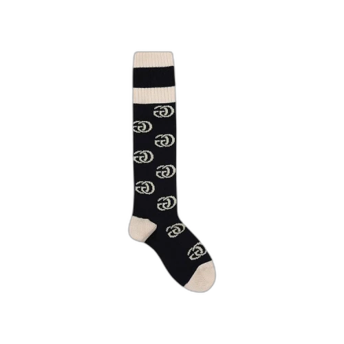 Gucci Double G Pattern Socks 'Navy'