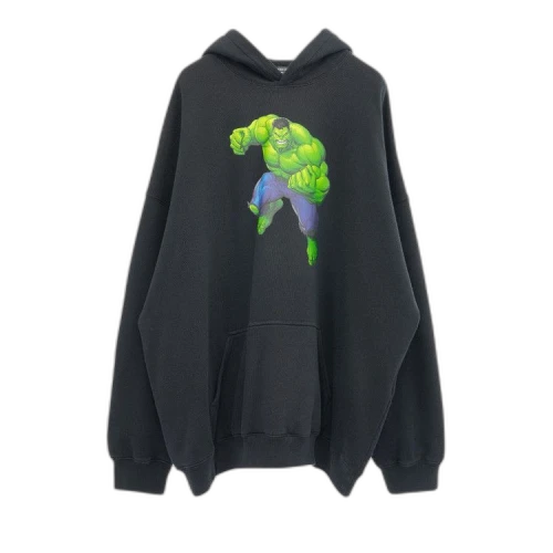 Balenciaga Boxy Hoodie 'Black'