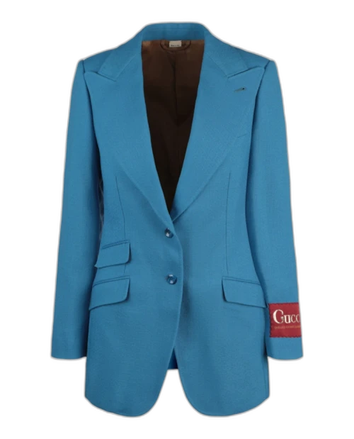 Gucci Wool Blazer Blue