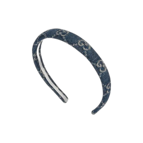 Gucci Eco Washed Denim Hair Band 'Blue'