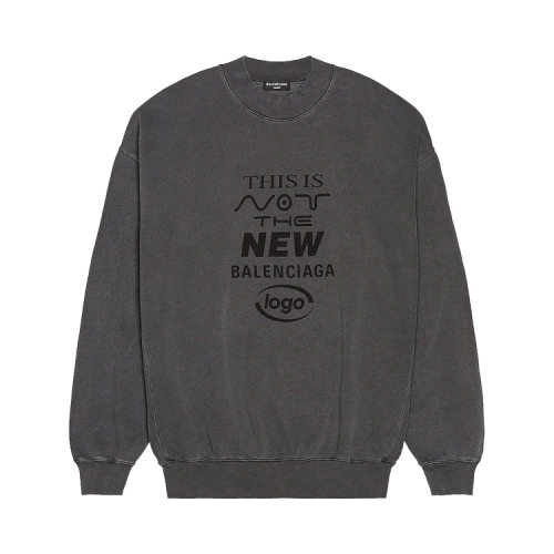 Balenciaga Crewneck 'Black/Black'