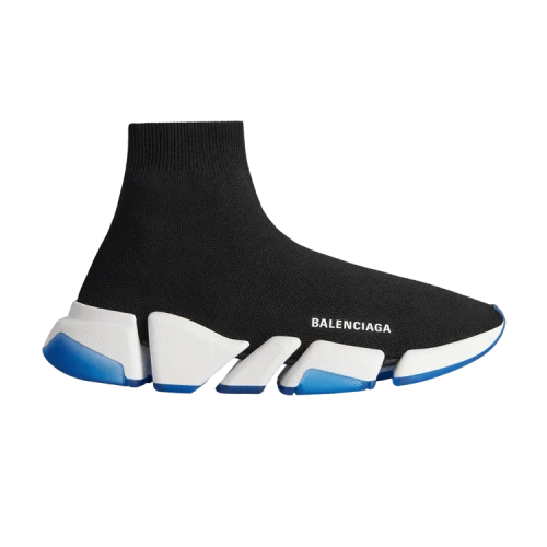 Balenciaga Speed 2.0 Sneaker 'Black White Blue'