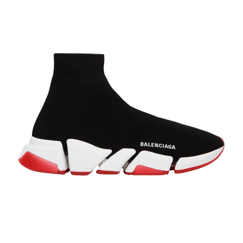 Balenciaga Speed 2.0 Sneaker 'Black White Red' (Women's)