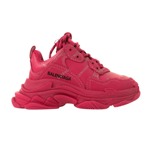 Balenciaga Triple S Sneaker Kids 'Allover Logo - Pink'