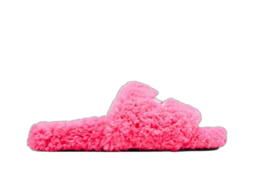Balenciaga Furry Sandal 'Faux Fur - Hot Pink' (Women's)