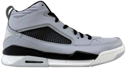Jordan Flight 9.5 Wolf Grey Vibrant Yellow Pure Platinum