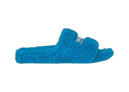 Balenciaga Furry Slide Sky Blue
