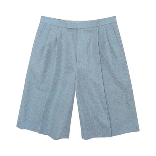 Gucci Wool Pinstripe Shorts 'Blue Pool'