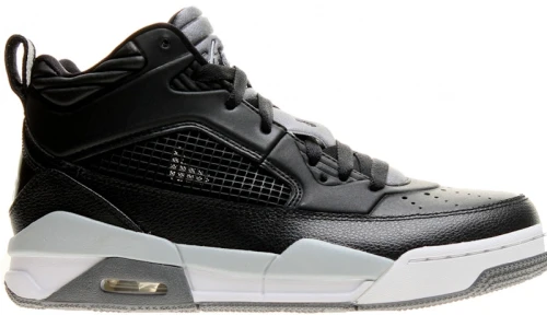 Jordan Flight 9.5 Black Cool Grey White (GS)