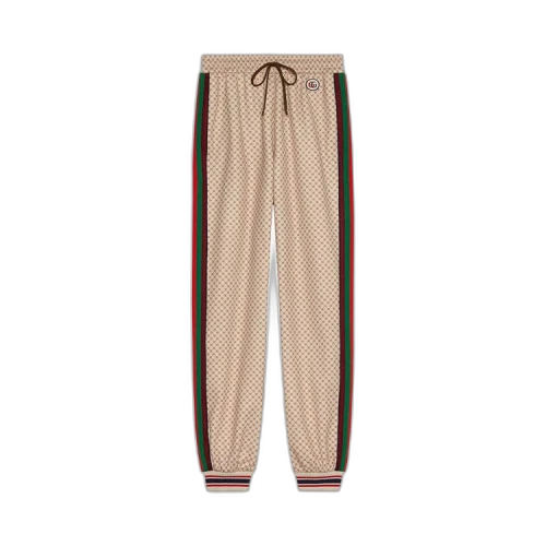 Gucci Interlocking G Print Jersey Pant 'Beige/Camel'