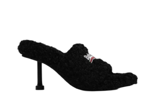 Balenciaga Furry Sandal 'Black' (Women's)