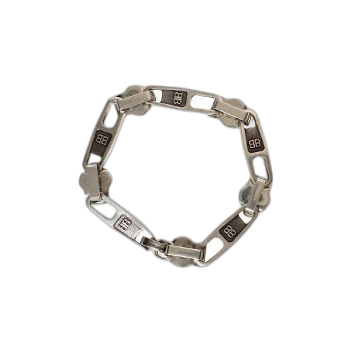 Balenciaga Zip Bracelet 'Antique Silver'
