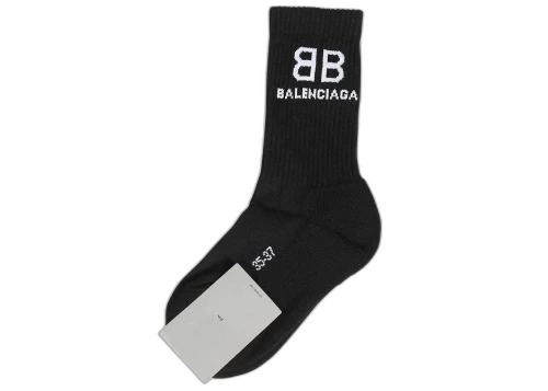 Balenciaga Tennis Socks Black/White