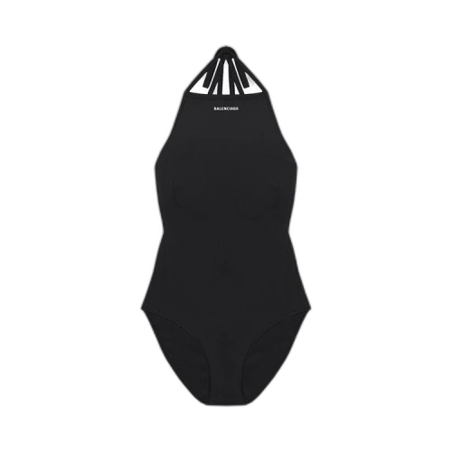 Balenciaga Strappy One Piece Swimsuit 'Black'