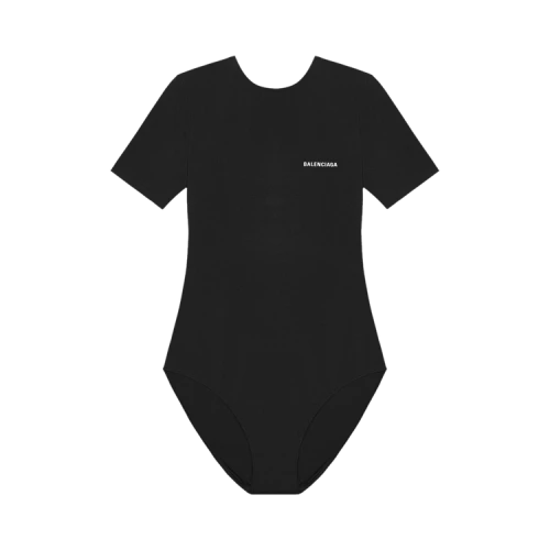Balenciaga Open Back One Piece Swimsuit 'Black'